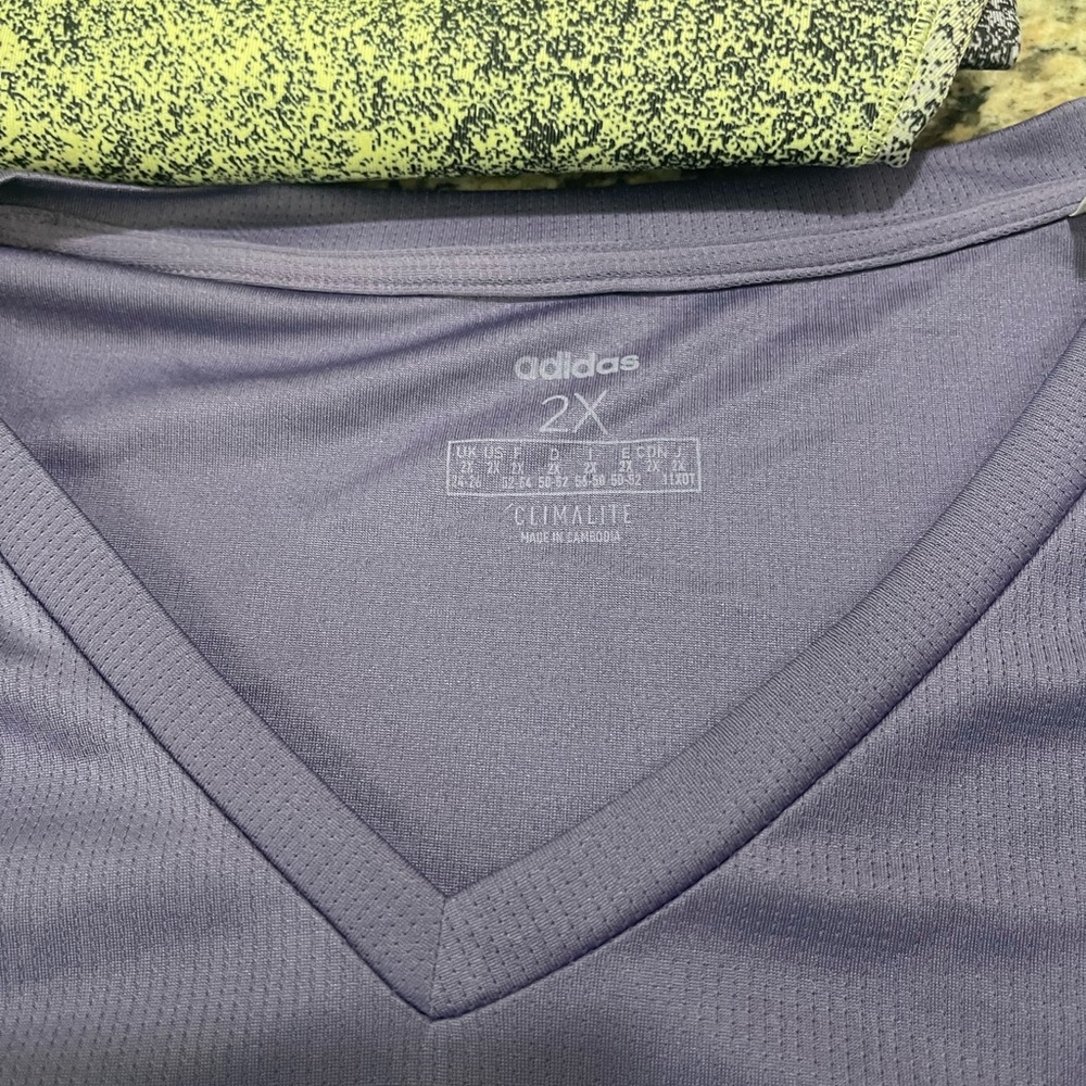 BRAND NEW ADIDAS T-shirt size 2x color Purple
